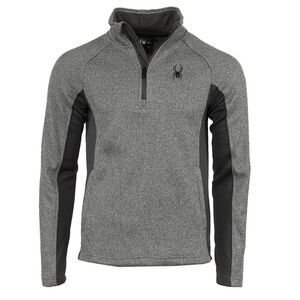 Spyder Men's Gray Quarter-Zip Jacket Small NWT